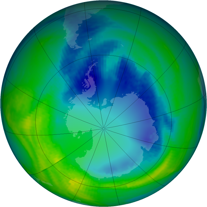 Ozone Map 2002-08-16